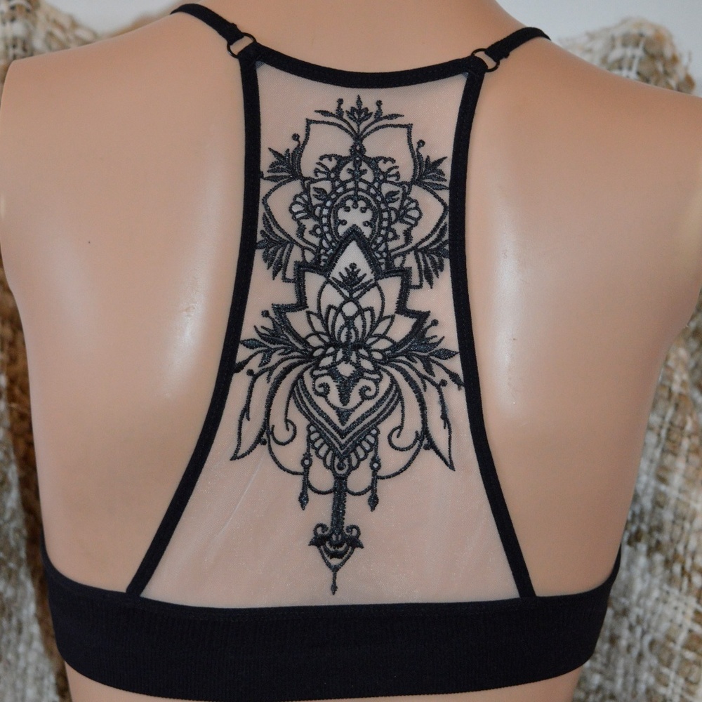 Black Tattoo Bralette